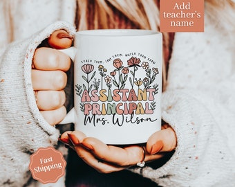Personalized Assistant Principal Cup, Assistant Principal Coffee Mug, Assistant Principal Gifts, Assistant Principal Travel Mug Personalized
