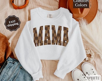 Comfort Colors Mama Sweatshirt, Mama Shirt, Gift For Mom Sweatshirt Comfort Colors, Mama Tshirt, Mothers Day Gift for Mama Tee