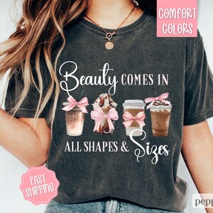 Iced Coffee Shirt, Coquette Coffee Shirt, Coquette Clothing, Coffee Lover Gift, Coffee Sweatshirt, Pink Bow Iced Coffee Shirts for Women