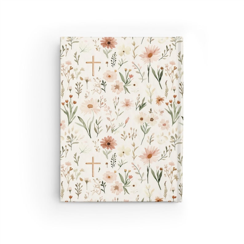 Personalized Christian Journal for Her, Bible Scripture Study Journal, Prayer Notebook, Religious Journal Gift For Her, Gift For Catholic image 4