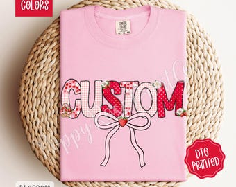 Custom Strawberry Name Shirt, Custom Grandma Shirt, Personalized Shirt, Customized Shirt for Mom,  Custom Floral Name Shirt