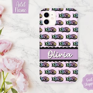 Swifty Phone Case, Karma Phone Case, Personalized Phone Case, Custom Phone Case with name, Cat Phone Case, Cell Phone Case, Gift for Her