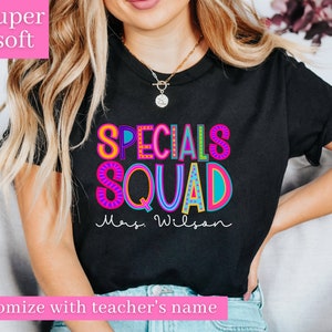 Specials Teacher Shirt, Specials Squad Shirt, Specials Team Shirt, Specials Shirt, Best Part Of The Day Shirt, Back To School Shirt, SPED