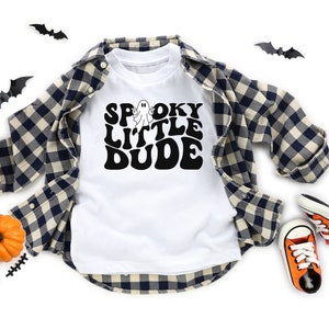 Halloween Kids Shirt, Toddler Shirt, Retro Halloween Shirt, Halloween Baby, Ghost Kids Shirt, Halloween Baby Shirt, Spooky Little Dude