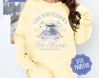 Lady Whistledown Comfort Colors Sweatshirt, Trendy Women's Crewneck, Historical Drama Sweater, Lady Whistledown Sweatshirt, Gift for Her