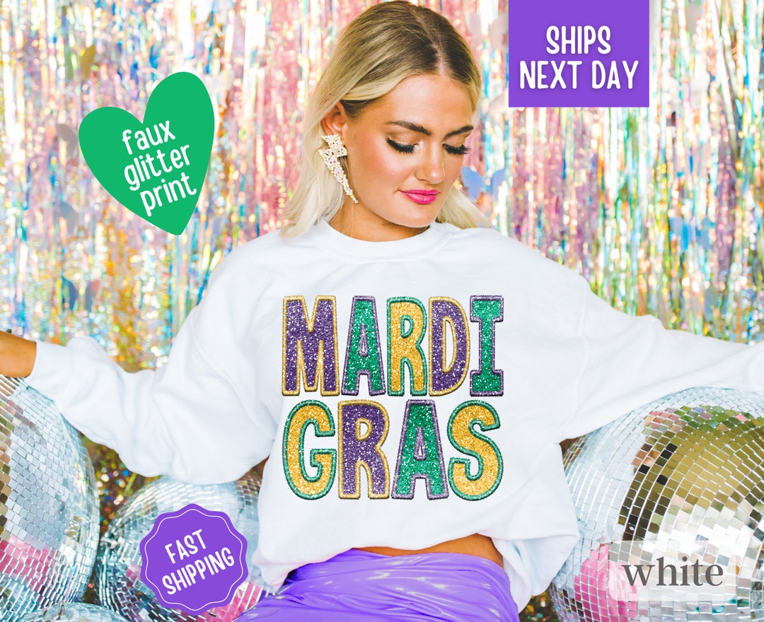 mardi gras sparkle shirts