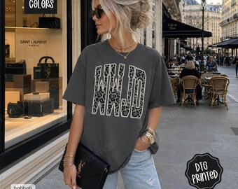 WWJD Shirt, Comfort Colors Christian Tee, Faith Shirt, Leopard Christian Tee, Jesus Shirt for Women, Church Camp Shirt, Christian Gift