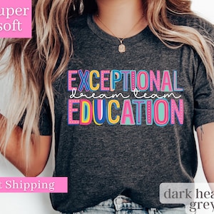 Exceptional Education Teacher Shirt, Personalized Sped Teacher Shirt, SPED Squad, SPED Team Shirt, Special Ed Teacher Gift
