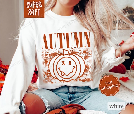 Autumn Sweatshirt, Retro Fall Crewneck, Womens Sweatshirt, Fall Sweater, Cute Fall Sweatshirt, Sweater Weather, Fall Vibes Sweatshirt
