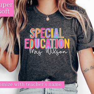 Custom Special Education Dream Team Shirt, Sped Crew, Special Education Teacher Shirt, SPED Squad, SPED Team Shirt, SPED Gift, Specials
