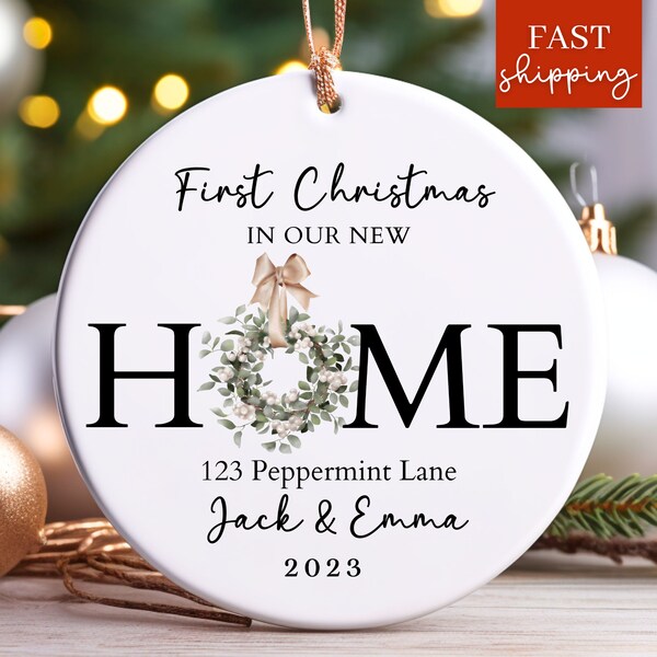 2023 First Christmas in Home Ornament Etsy