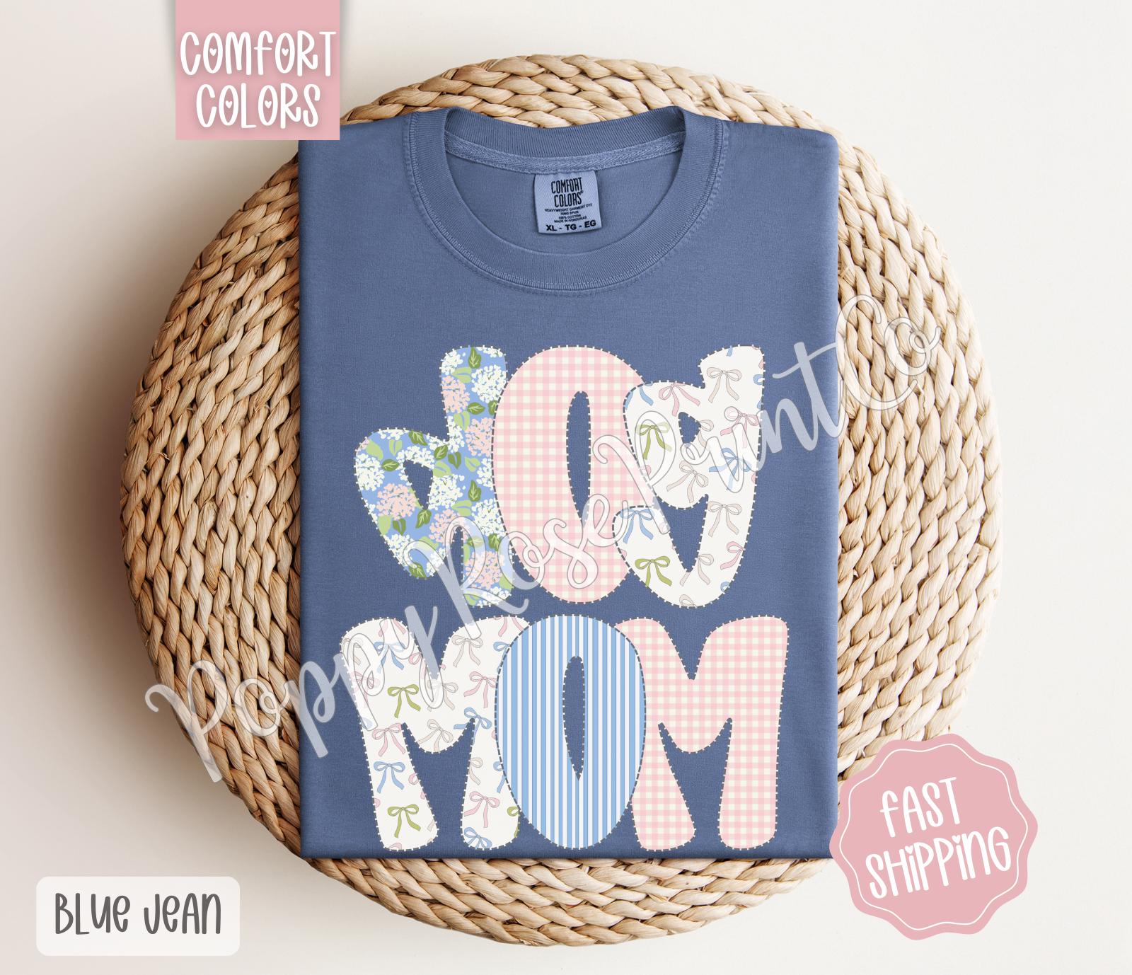Floral Dog Mom Comfort Colors Tshirt, Cute Pet Mama Tshirt, Coquette Spring Flower Tshirt, Dog Lover Shirt, Dog Mama TShirt, Gift for Her