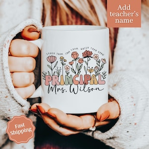 Personalized Principal Cup, Principal Coffee Mug, Personalized Principal Gifts, Custom Principal Travel Mug Personalized Gift For Principal