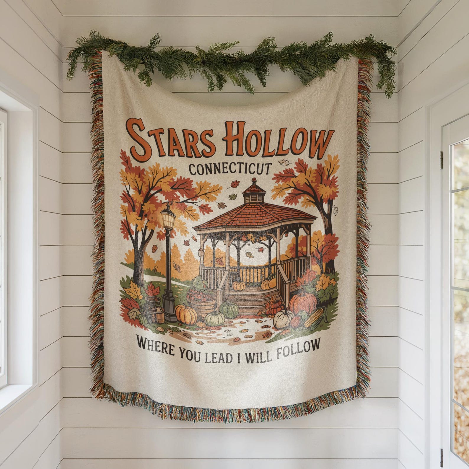 Stars Hollow Woven Blanket