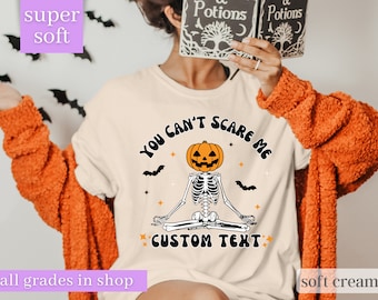 You Can't Scare Me Halloween Shirt, Spooky Teacher Shirt, You Cant Scare Me Im A Teacher Shirt Retro Halloween Teacher Shirt Teacher TEAM
