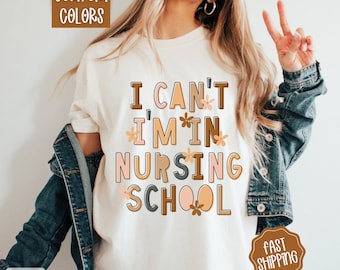 Chemise école d'infirmières, cadeau école d'infirmières, chemise d'école d'infirmières drôle, chemise étudiante en soins infirmiers, cadeau étudiante en soins infirmiers, future infirmière
