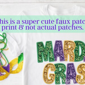 sequin mardi gras mask sweatshirt