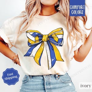Volleyball Bow Shirt Comfort Colors, Volleyball Mom Tee, Volleyball Team Shirt for Volleyball Player