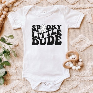 Halloween Baby Shirt, Retro Halloween Shirt, Kids halloween shirt, Toddler Halloween shirt, Fall Kids Shirt, Spooky Little Dude Shirt