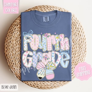 Comfort Colors® Fifth Grade Teacher Shirt, Cute 5th Grade Teacher Tshirt, Fifth Grade Teacher Appreciation Gift, Coquette Bow TShirt
