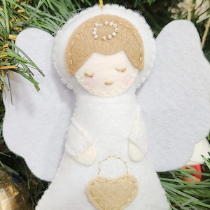 hand sewing angel pattern for Christmas