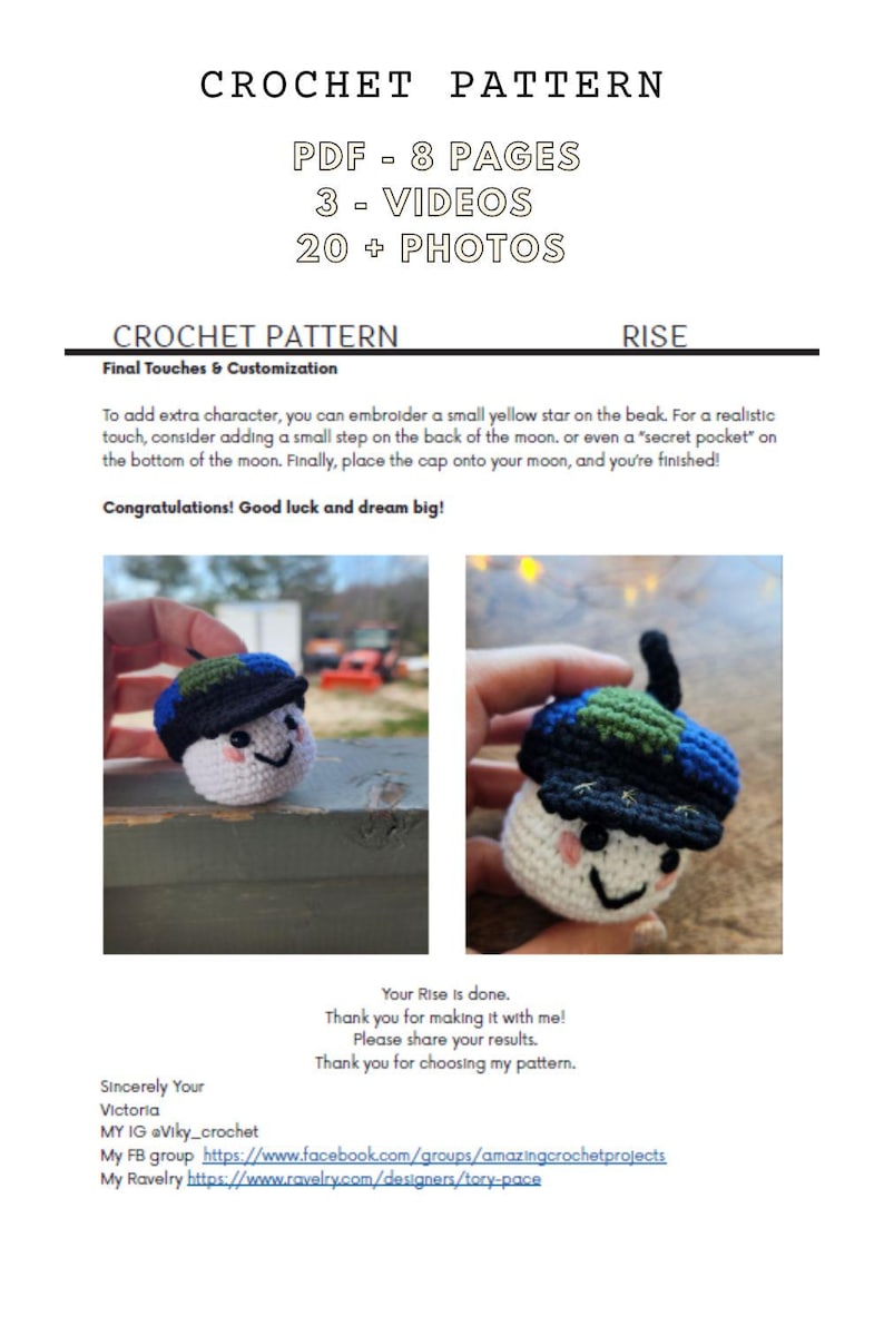 Multiple finished RISE mascots in different shades of gray and blue yarn.
