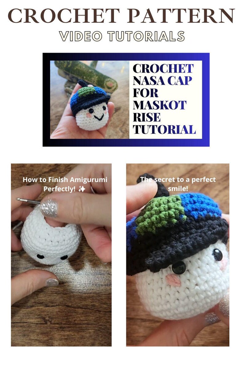 NASA Mascot Pattern, Space Rover Crochet