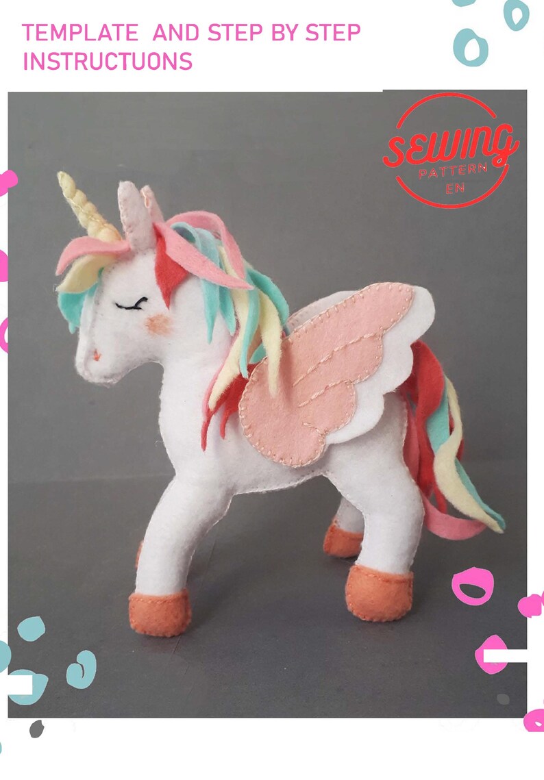 Close-up of the unicorn's wings being attached to the body