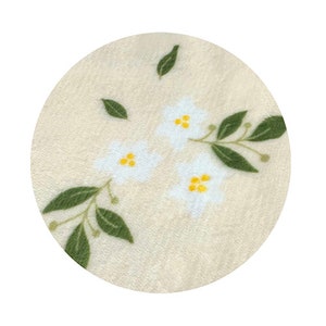 Tapis de décoration rond zoom floral - chambre enfant - bébé - 130 cm