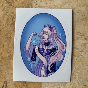 Sagonomiya Kokomi sticker//genshin impact merch//anime stickers
