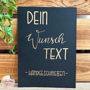 Dein Wunschtext/ personalisiertes Wandbild