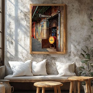 PRESERVATION HALL Photo New Orleans Jazz Club French Quarter Vintage NOLA Music Venue Fine Art Photo on Canvas Premium Paper Metal Acrylic
