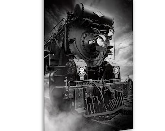 Railroad Train Photography, American Freedom Train Steam Engine Southern RR Locomotive