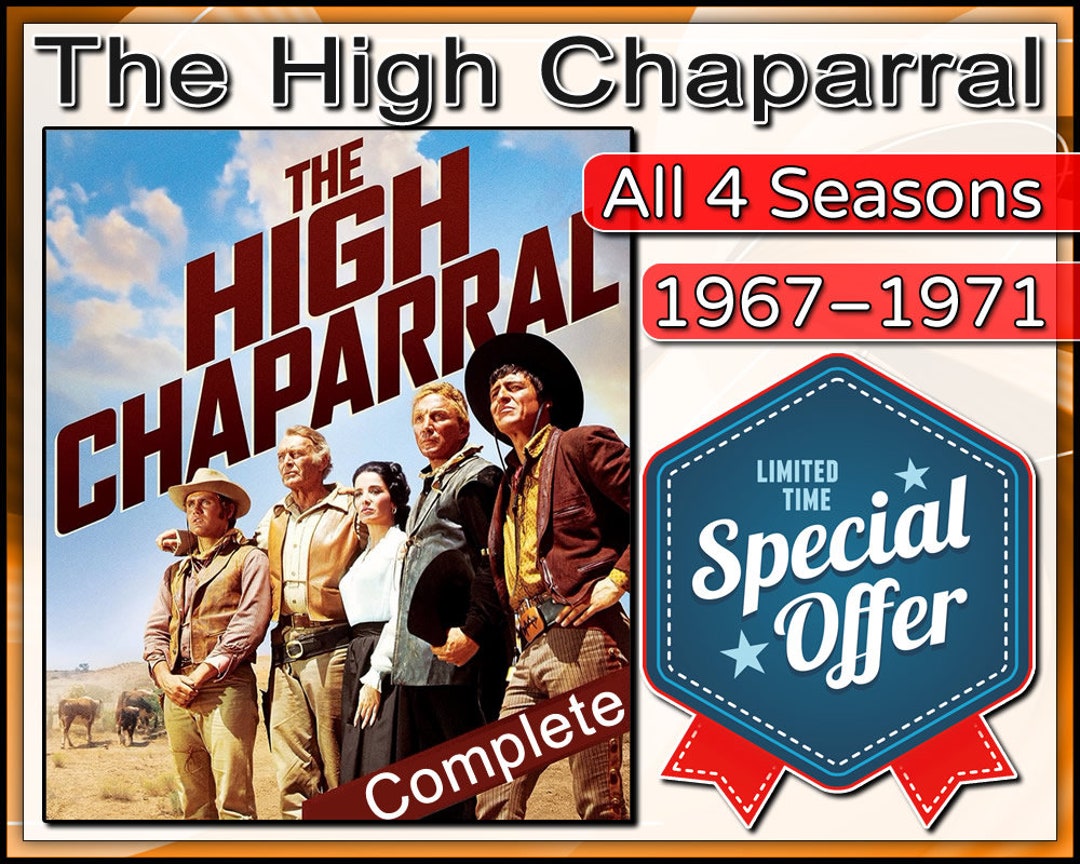 The High Chaparral TV Show Complete Series 19671971 All 4 Etsy