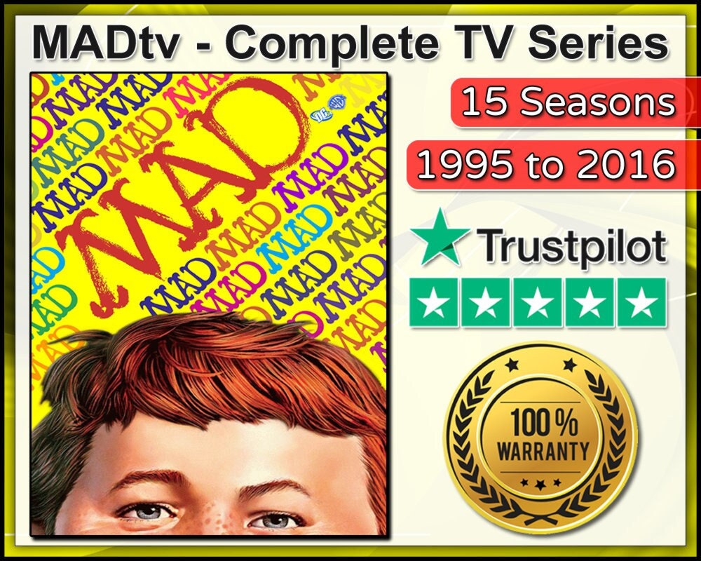 MAD TV Complete TV Series All Seasons 1 to 15 1995 to - Etsy