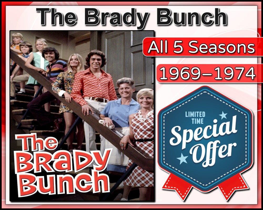 The Brady Bunch TV Series Complete Collection 19691974 Etsy UK