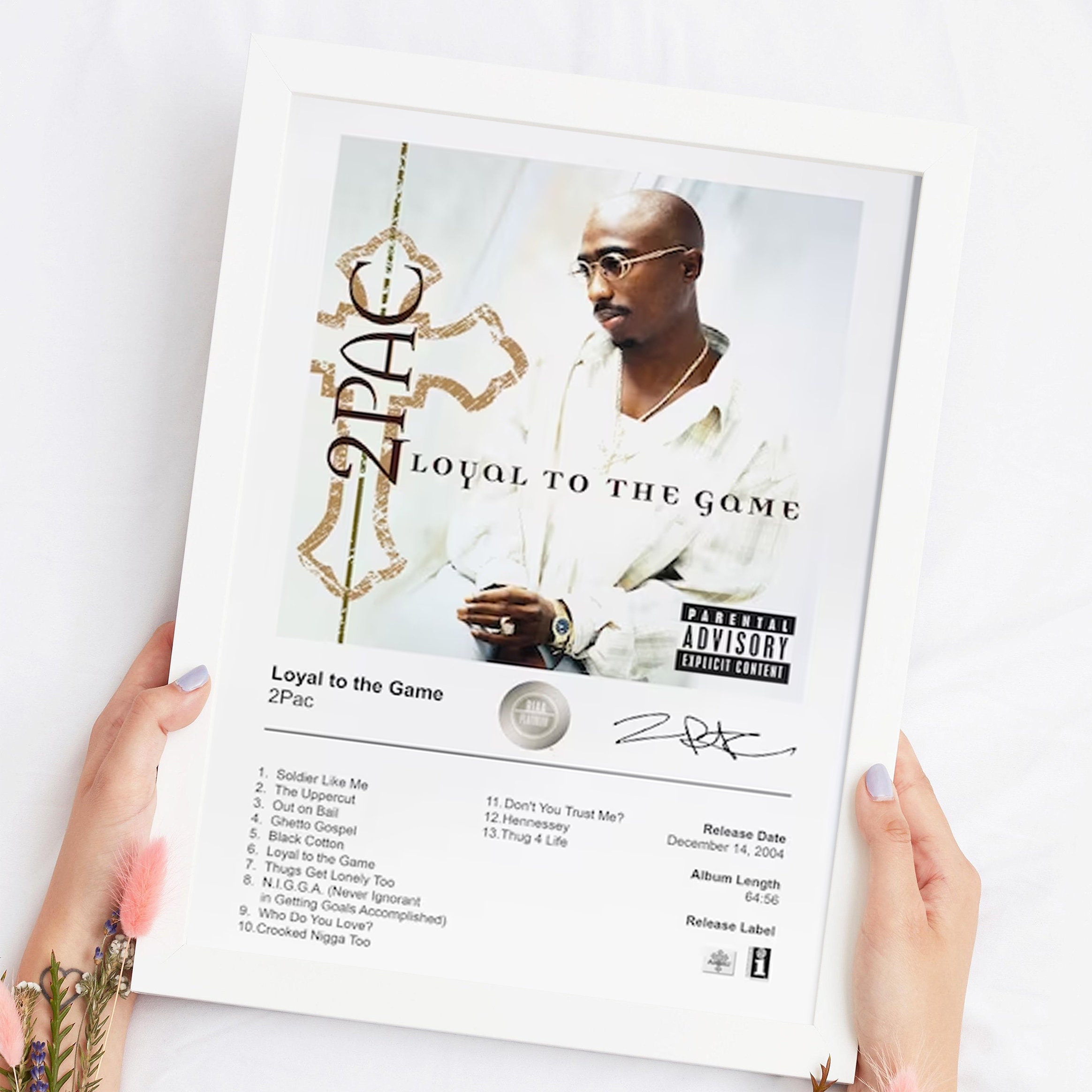 2Pac Poster, Album Cover Poster, Loyal to the Game Album