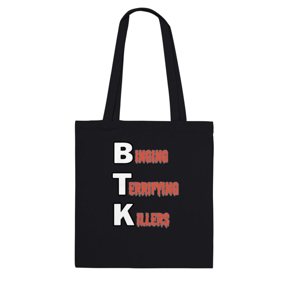BTK Killer Bag Serial Killer Tote Bag True Crime Fan Etsy