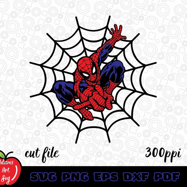 Spiderman Svg,Superhero Svg,Boy Spiderman Svg, Cartoons for boys, Boy shirt Svg, Spiderweb Svg, Spidey Sublimation ,Cricut,Cut files