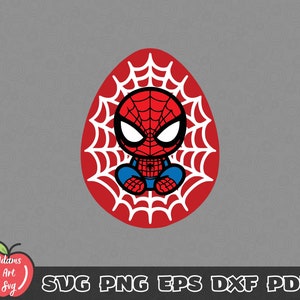 Spidey Easter Svg, Spider Easter Svg,  Easter Svg, Cute Spidey Easter Svg, Spidey Sublimation ,Cut Files