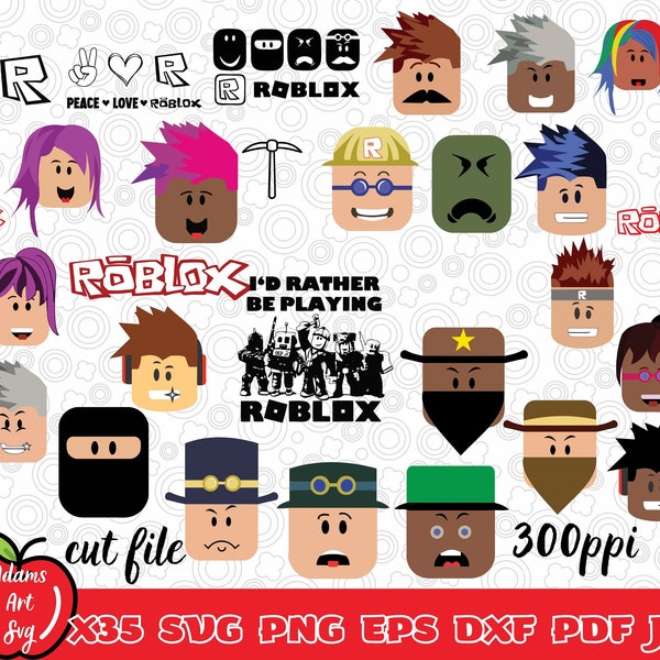 Roblox Svg,Gaming Svg, Roblox Png,Roblox clipart, Roblox gift, Roblox stickers, Cricut,Roblox Lover Svg, Roblox Shirt Svg,Cut File