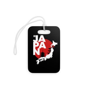 Japan-Inspired Luggage Tags - Travel Accessories, Bag Tags, Gifts for Travelers, Japanese Culture, Airport Style