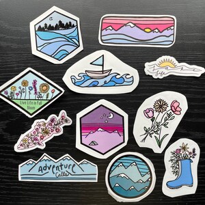 Summer Scenery Stickers