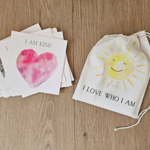 Positive Affirmationskarten für Kinder. Eine Achtsamkeitspraxis und ein Selbstwertgefühl aufbauen. Freude finden von LittleMindfulMoment