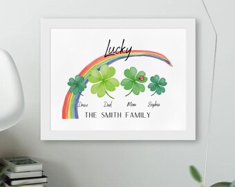 Personalized Family Print - St. Patrick's Day