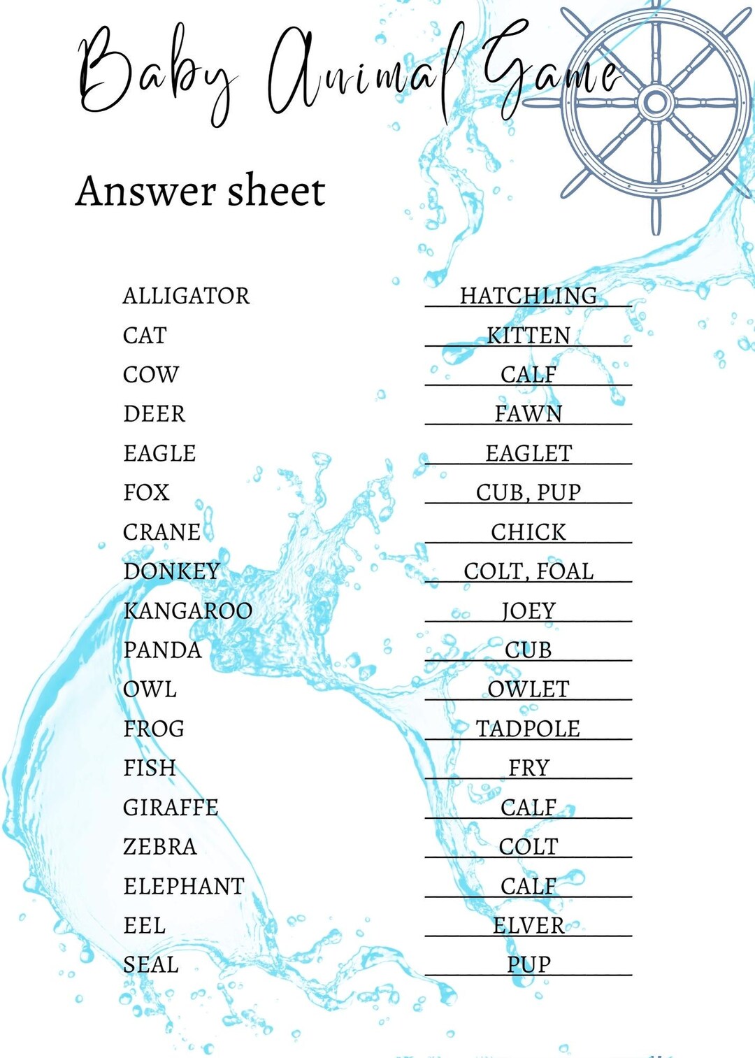 Printable Baby Shower Games Bundle, Gender Neutral Activities (PDF) - Etsy