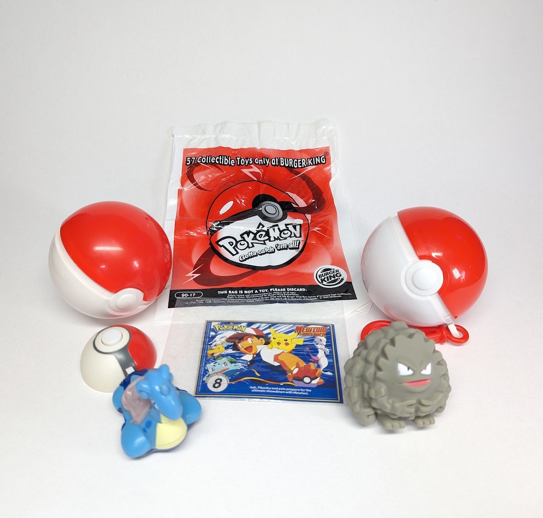 ヴィンテージバーガーキングポケモンおもちゃロット - Etsy 日本