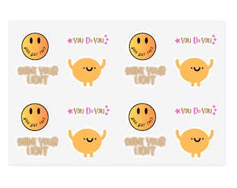 Positivity sticker sheet