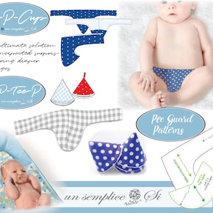 Pee Pee Teepee, pee guard, pee cone, P-P-Tee-P , P-P-Cup ,pee protector pattern, pee stopper, Para Pipi ,Baby  Patterns
