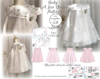 1st birthday dress pattern Her 1st birthday is special, finding the dress that feels just as special  as her- that's my mission behind Cora and Violet. I absolutely love this  pairing of our Veda dress +